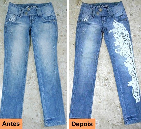 customizar calça jeans feminina