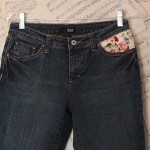 Bermuda jeans customizada