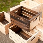 Nova vida para: caixotes de madeira