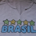 Customizando Camiseta Brasil