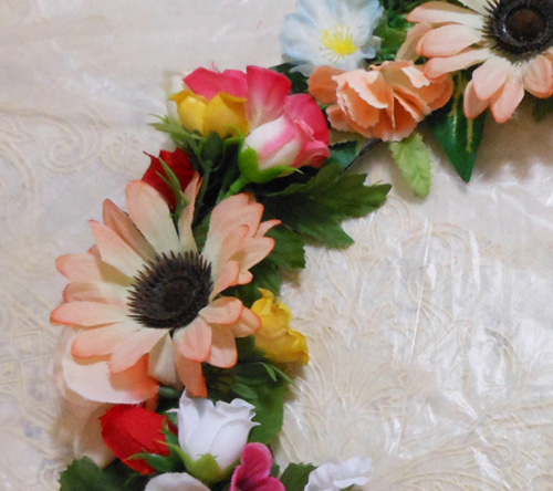 DIY Decoração - como fazer guirlanda de flores