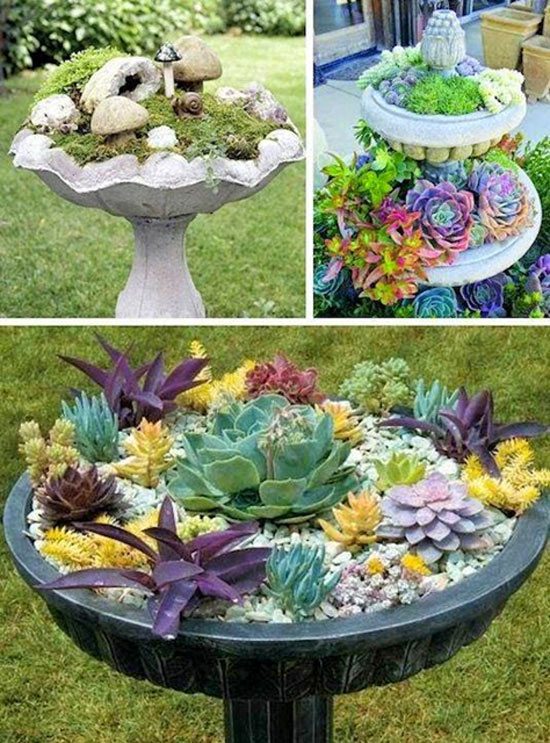 Crie vasos reciclados para o jardim