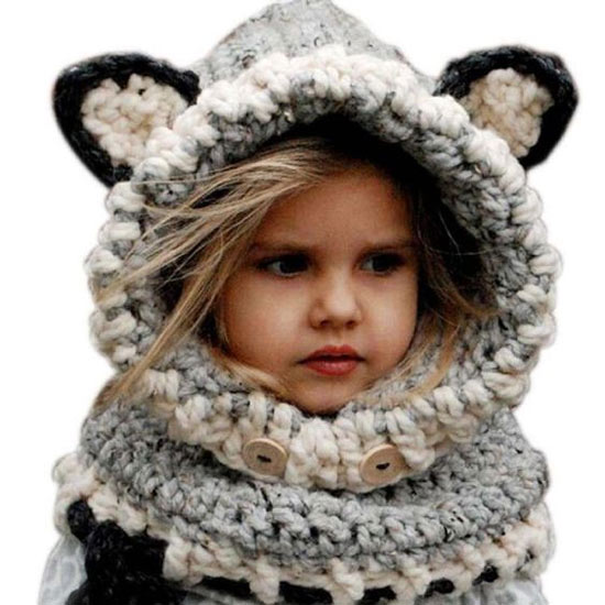 Inspiração: toucas de frio divertidas para crianças