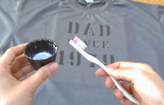 Customizar camiseta para o Dia dos Pais