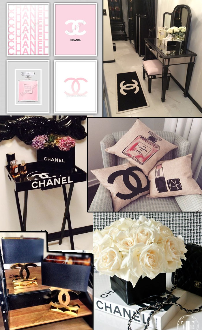 Como fazer decoração inspirada na Chanel
