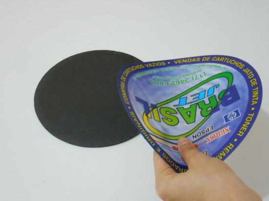 Como fazer disco decorativo usando mousepad velho