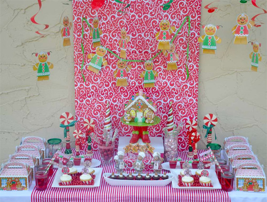 Decoração de festa com tema Natal  - Blog de customização  de roupas, moda, decoração e artesanato por Mariely Del Rey