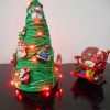 Como fazer árvore de Natal de barbante