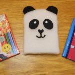 Como fazer caderno de panda e como customizar cadernos com colagens
