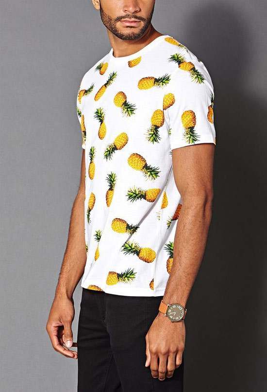 Inspiração: abacaxi - camiseta masculina