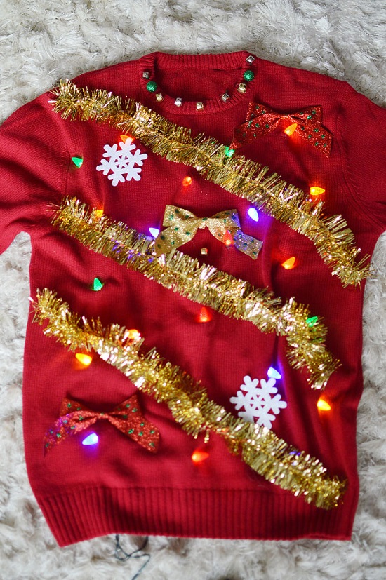Ideias criativas para suéter natalino