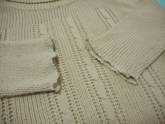 Como transformar blusa de tricô de lã em jaqueta