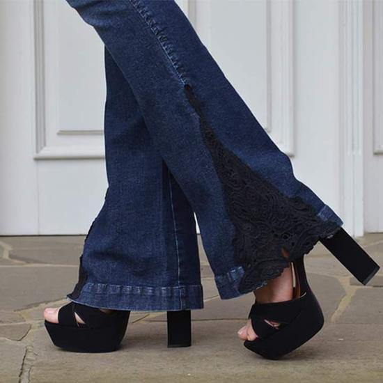 Inspiração: Calça Jeans com Renda