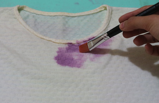 Passo a passo como fazer estampa tie dye sem amarração