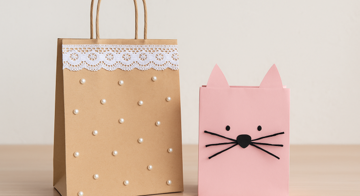 Ideias Criativas de Sacolas Personalizadas para Presentes e Lembrancinhas