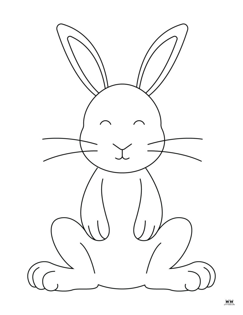 moldes e desenhos de coelho para a Páscoa para imprimir