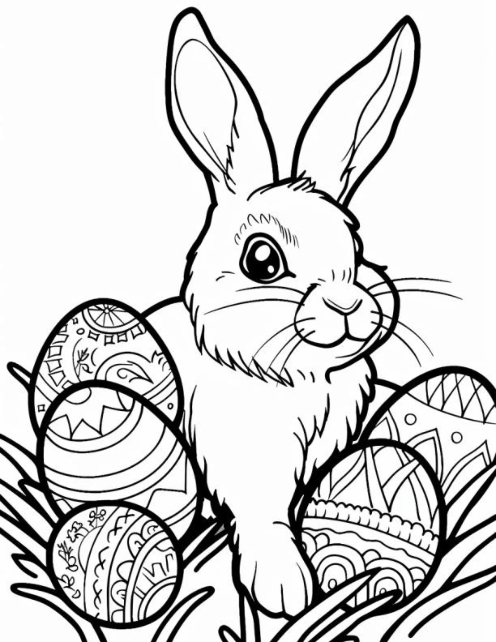 moldes e desenhos de coelho para a Páscoa para imprimir